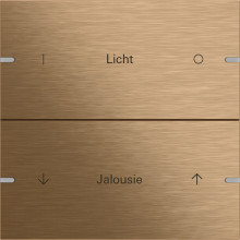 Gira 503238 Wippenset 2-fach individuell Tastsensensor 4.95 Bronze
