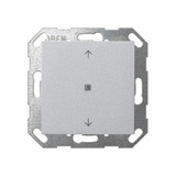 Gira 517226 Taster Wippe 1-fach Pfeile OneKNX System 55 F Alu