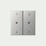 Gira 5367600 S3000 Jal.-/Schaltuhr Bluetooth Pfeile System 55 Edelstahl