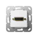 Gira 564403 DVI (24+5) Kpl. Einsatz Reinweiß