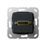 Gira 564410 DVI (24+5) Kpl. Einsatz Schwarz m