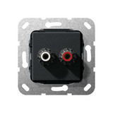 Gira 566610 WBT-0708 Cu nextgen K-Schuh Lötanschl. Einsatz Schwarz m