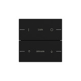 Gira 5762005 Wippenset 2-fach individuell Tastsensensor 4.55 Schwarz m