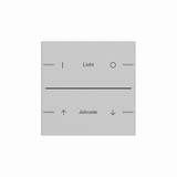 Gira 5762015 Wippenset 2-fach individuell Tastsensensor 4.55 Grau m