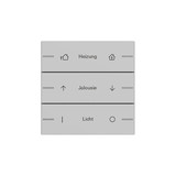 Gira 5763015 Wippenset 3-fach individuell Tastsensensor 4.55 Grau m