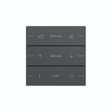 Gira 576328 Wippenset 3-fach individuell Tastsensensor 4.55 Anthrazit