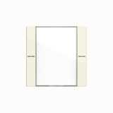 Gira 577101 Wippenset 1-fach Beschriftungsfeld Tastsensensor 4.55 Klar/Cremeweiß