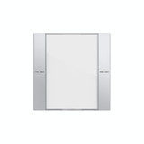 Gira 577126 Wippenset 1-fach Beschriftungsfeld Tastsensensor 4.55 Klar/F Alu