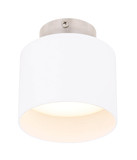 Globo Jenny LED Deckenleuchte 16W Warmweiß Weiß, Aluminium Ø14cm 12016W