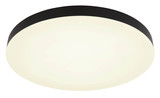 Globo LED Deckenleuchte Matthew 50W CCT warm-/neutral-/tageslichtweiss Schwarz matt Ø50cm