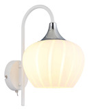 Globo Maxy E27 Wandleuchte 40W Weiß Matt, Metall Ø18cm 15548WW