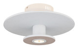 Globo Carter LED Deckenleuchte 24W Warmweiß Weiß Matt, Metall Memoryfunktion Ø38cm 15647WD