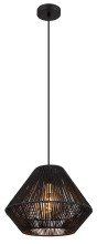 Globo Houdini E27 Hängeleuchte 15W Schwarz Matt, Metall Ø35cm 15694HB