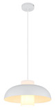 Globo Pendelleuchte Lowe E27 Weiß matt Metall Ø38cm