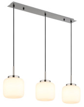 Globo Kladora E27 Hängeleuchte 3-fach 10W Nickel Matt, Metall Ø20cm 15772-3H