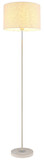 Globo Stehleuchte Deleon E27 Sandfarben matt cremefarben Metall Textil 159cm