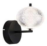 Globo Aida LED Wandleuchte 7W CCT Schwarz Matt, Metall Memoryfunktion Ø15cm 16042W