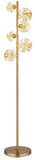 Globo Virina LED Stehleuchte 48W Warmweiß Goldfarben, Metall 155cm 16047S