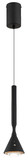 Globo LED Pendelleuchte Lucinda 4,5W dimmbar Akku CCT extra-warm-/neutral-/tageslichtweiss Schwarz matt Metall Ø10cm