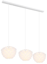 Globo Irene E14 Hängeleuchte 3-fach 25W Weiß, Metall Ø26cm 16115-3H