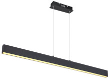 Globo Verena LED Hängeleuchte 40W Warmweiß Schwarz Matt, Metall Memoryfunktion 120cm 17006S