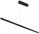 Globo Dentsy LED Hängeleuchte 53W Neutralweiß Schwarz Matt, Metall Memoryfunktion 120cm 17013H1B
