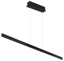 Globo Dentsy LED Hängeleuchte 43W Neutralweiß Schwarz Matt, Metall Memoryfunktion 120cm 17013HB