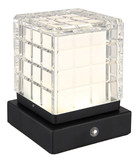 Globo Lunki LED Tischleuchte 2,50W CCT Schwarz Matt, Metall 13cm 21009S