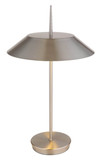 Globo Tischleuchte Brenlor 2-flammig E27 Nickel matt Metall Ø30cm