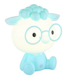 Globo Sheepy LED Tischleuchte 1W Warmweiß Blau Matt 22cm 21760B