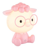 Globo Sheepy LED Tischleuchte 1W Warmweiß Pink Matt 22cm 21760P