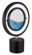 Globo Reedi LED Tischleuchte 4W CCT Schwarz Matt, Metall Ø20cm 28220