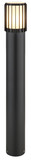 Globo Sockelleuchte Mervin E27 IP54 Anthrazit matt Aluminium 65cm