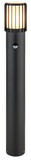 Globo Sockelleuchte Mervin E27 Bewegungsmelder IP54 Anthrazit matt Aluminium 65cm