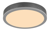 Globo Doro LED Deckenleuchte 12W Warmweiß Silberfarben, Aluminium Ø30cm 416080AD1R