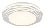 Globo LED Deckenleuchte Flordelis 24W CCT warm-/neutral-/tageslichtweiss Weiß matt Metall Ø38cm