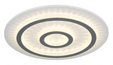 Globo LED Deckenleuchte Jayden 40W dimmbar Fernbedienung CCT warm-/tageslichtweiss Weiß matt klar Metall Kunststoffkristalle Ø45cm