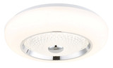 Globo LED Deckenleuchte Graham 24W CCT warm-/neutral-/tageslichtweiss Weiß matt Metall Ø38,5cm
