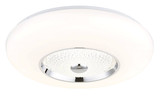 Globo LED Deckenleuchte Graham 36W CCT warm-/neutral-/tageslichtweiss Weiß matt Metall Ø48,5cm