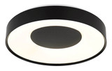 Globo LED Deckenleuchte Jolliana 30W dimmbar Fernbedienung CCT warm-/tageslichtweiss Weiß matt schwarz matt Metall Ø39cm