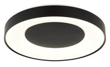 Globo LED Deckenleuchte Jolliana 40W dimmbar Fernbedienung CCT warm-/tageslichtweiss Weiß matt schwarz matt Metall Ø49cm