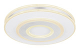 Globo LED Deckenleuchte Maru 48W dimmbar Fernbedienung CCT warm-/tageslichtweiss Weiß Metall Ø42cm