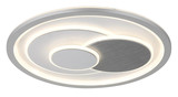 Globo LED Deckenleuchte Ruiz I 36W CCT warm-/neutral-/tageslichtweiss Weiß matt Metall Ø48cm
