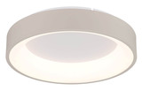 Globo LED Deckenleuchte Gallegos 36W dimmbar Fernbedienung CCT warm-/tageslichtweiss Sandfarben matt Metall Aluminium Ø38cm