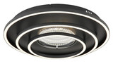 Globo LED Deckenleuchte Lawanda 40W CCT warm-/neutral-/tageslichtweiss Schwarz matt Metall Aluminium Ø51cm