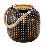 Globo Bola E14 Tischleuchte 40W Schwarz Matt, Porzellan 16,5cm 50770108