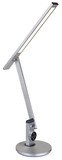 Globo LED Tischleuchte Solana 12W dimmbar CCT warm-/neutral-/tageslichtweiss 90Ra Aluminium Gebürstet 63,5x50cm