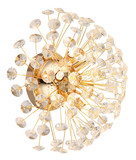 Globo Katrina G9 Wandleuchte 6-fach 3,50W Warmweiß Goldfarben, Metall Ø40cm 64135W