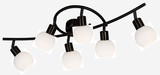 Globo Loxy E14 Deckenleuchte 6-fach 5W Schwarz, Metall Ø9cm 67160608