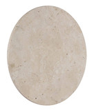 Globo LED Wandleuchte Jillian 14W warmweiss Weiß matt Metall Travertine Stein Ø30cm